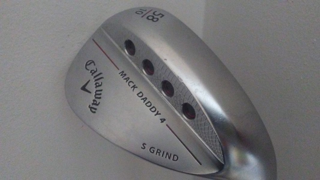 Callaway Mack Daddy 4 Lob Wedge 58* 10* (Chrome, S-Grind, Steel) Golf Club