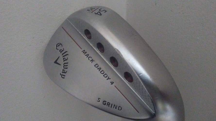 Callaway Mack Daddy 4 Sand Wedge 54* 10* (Chrome, S-Grind, Steel) Golf Club