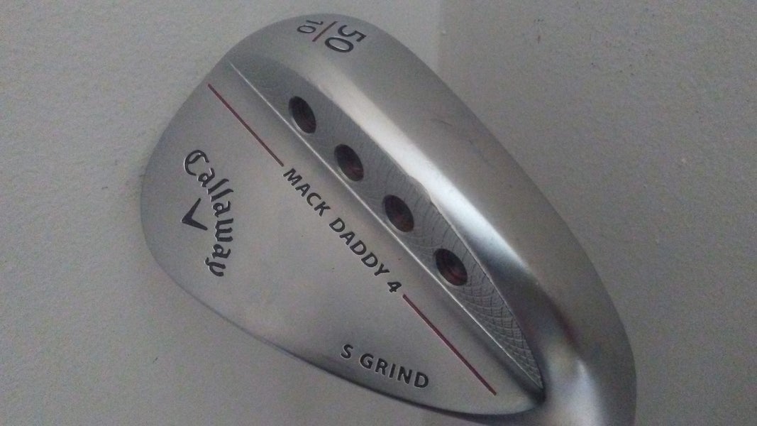 Callaway Mack Daddy 4 Gap Wedge 50* 10* (Chrome, S-Grind, Steel) Golf Club