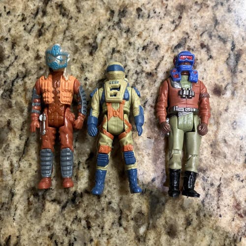 80s Kenner M.A.S.K. Lot - Hondo MacLean, Julio Lopez, Clutch Hawks (w/ Masks)
