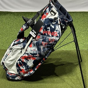 PING 2026 Hoofer 231 Golf Stand Carry Bag 5-Way Divider Color: National Graffiti