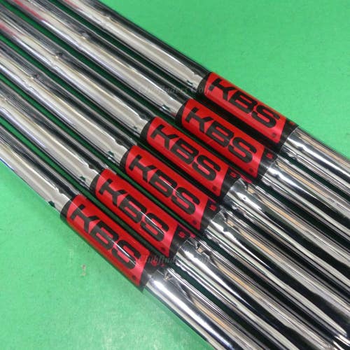 KBS Tour .355 Tip Stiff Flex Pulled Steel Iron Shafts SET OF 6