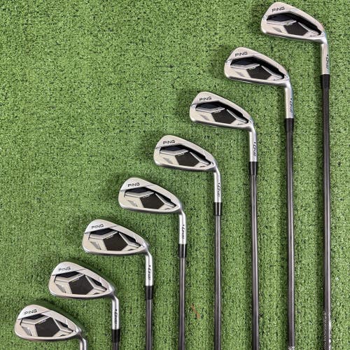 Ping G430 Iron Set 5-PW 45 50 Black Dot Baddazz 45 Lite Senior Flex -1 Short