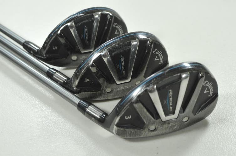 Callaway Rogue X 3, 4, 5 Hybrid Set Senior Flex RH Synergy 50g Graphite # 212761