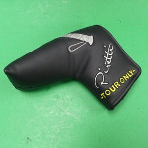 Piretti Black Tour Only Magnetic Closure Blade Putter Golf Headcover