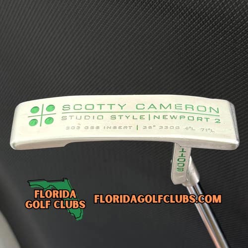 SCOTTY CAMERON STUDIO STYLE NEWPORT 2 CUSTOM PUTTER (34)