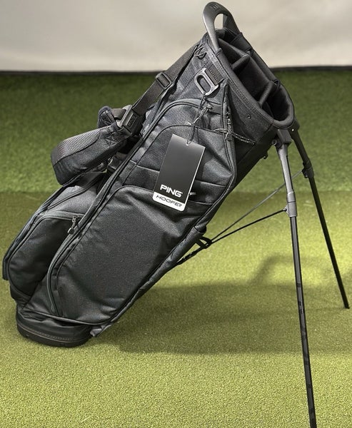 PING Hoofer 231 5-Way Divider Stand Carry Golf Bag BLACK - No Logo - NEW!