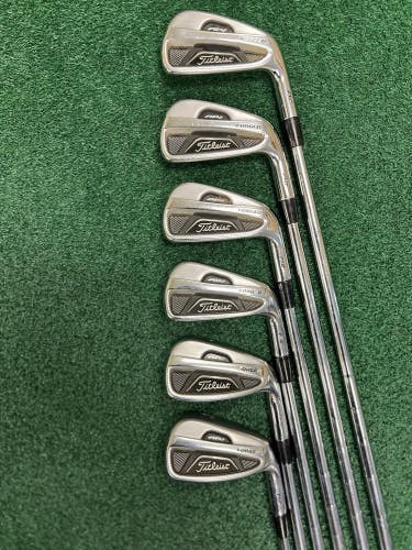 Titleist 712 AP2 Iron Set 4-PW (Missing 8 Iron) MRH Stiff Flex Steel KBS Shafts