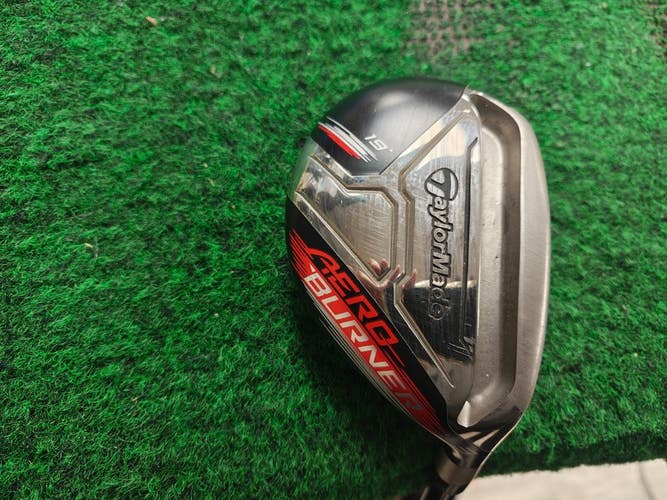 Taylormade Aeroburner Black 3 Hybrid 3H 18 Degree Stiff Flex REAX 60