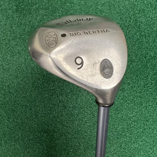 Callaway Divine Nine Big Bertha War Bird 9 Wood RCH 90 Regular Shaft 41"