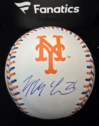 New York Mets NOLAN McLEAN Multiple Scripts Autographed LE 5/5 Baseball FANATICS