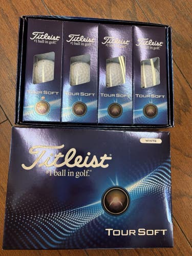2 Dozen Titleist Tour Soft Golf Balls