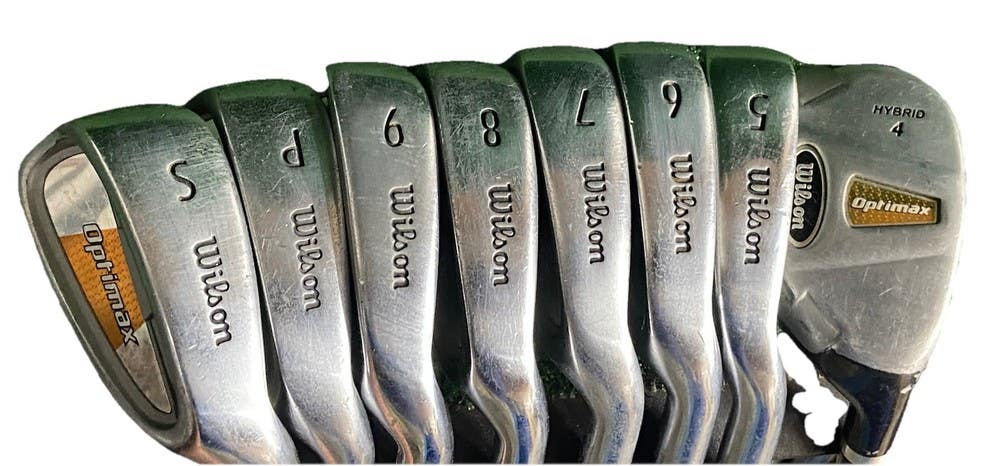 Wison Opti Max Iron Set 4h,5-PW Regular Flex Steel 5i 38" RH Factory Grips Nice