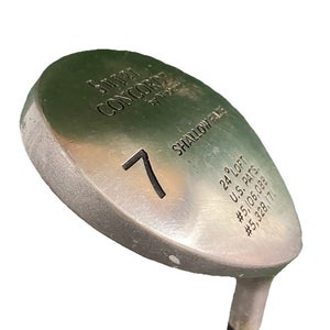 Nickent Super Concorde Shallow Face 7 Wood 24* -2 Stiff Graphite 39" New Grip RH