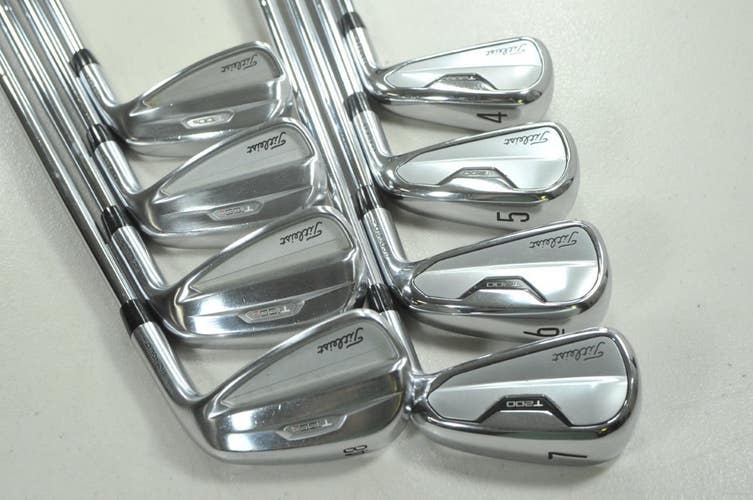 Titleist T100s/T200 2021 4-PW,48* Iron Set Stiff Flex RH DG S300 Steel # 212916