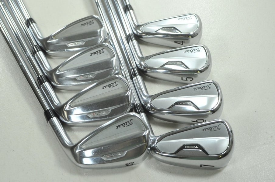 Titleist T100s/T200 2021 4-PW,48* Iron Set Stiff Flex RH DG S300 Steel # 212916
