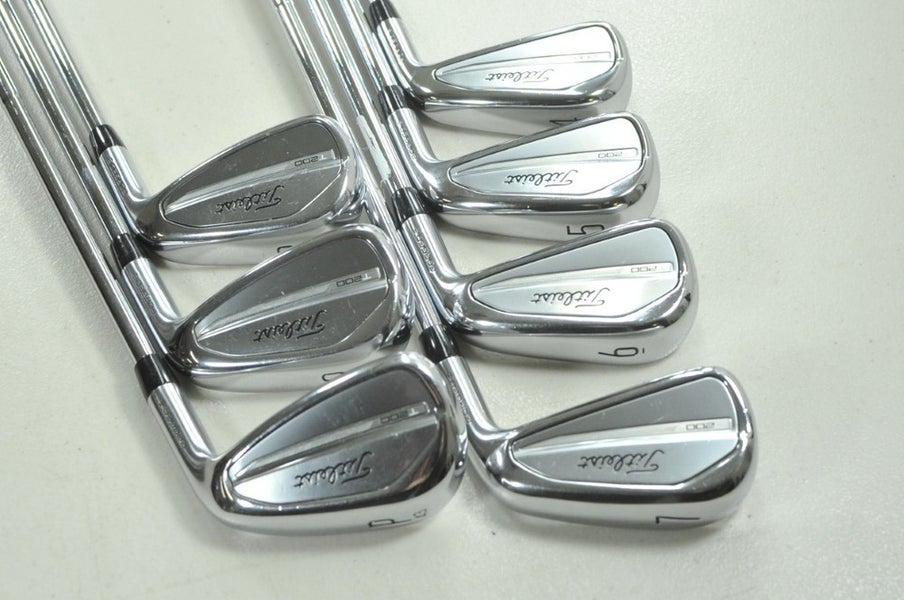 Titleist T200 2023 4-PW Iron Set Stiff Flex Right NS Pro 880 AMC Steel # 212882