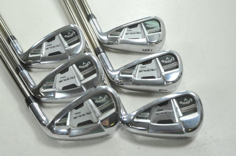 Callaway Rogue Pro 6-PW,AW Iron Set Stiff Flex Recoil ES 780 F4 Graphite #212076