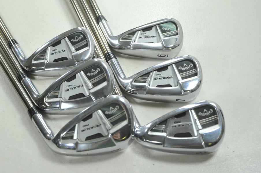 Callaway Rogue Pro 6-PW,AW Iron Set Stiff Flex Recoil ES 780 F4 Graphite #212076
