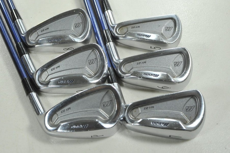Mizuno MX-23 5-PW Iron Set Regular Flex Right Exsar Blue Graphite # 212982