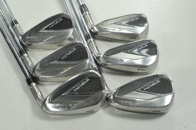 TaylorMade Stealth 5,7-PW,AW Iron Set Stiff Right KBS MAX MT 85g Steel # 212009