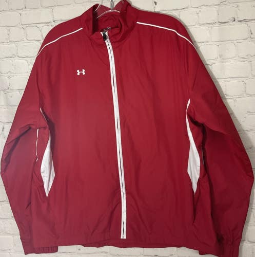 Under Armour Women XL All Season Gear Mesh Lined Water Resistant Zippered Jacket
