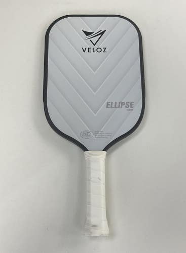 Veloz Ellipse 13mm Pickleball Paddle (White) Used Once