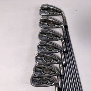 Ping G 2016 Iron Set 5-PW+GW Yellow Dot 1.5* Up CFS 70 Regular Graphite Mens RH