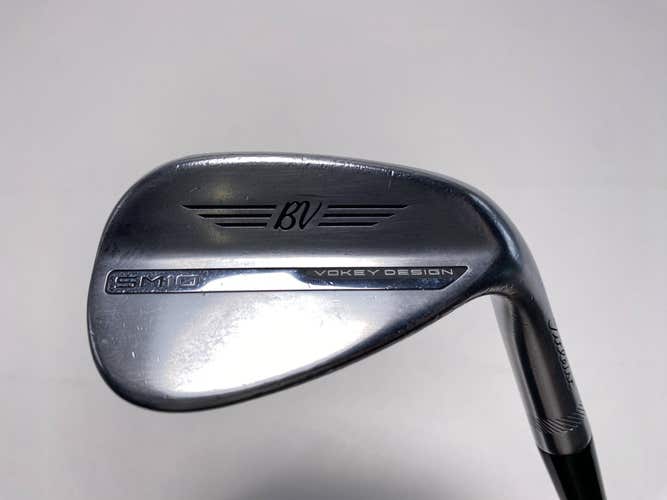 Titleist Vokey SM10 Tour Chrome Wedge 50* 12 Bounce F-Grind Wedge Steel Mens RH