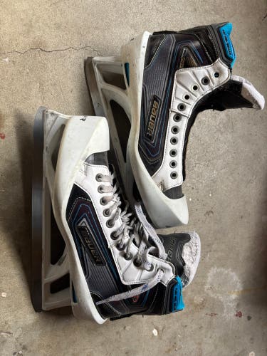 Bauer Reactor 9000 Hockey Goalie Skates Regular Width 12.5 (Used)