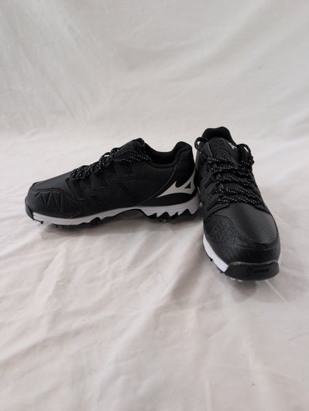 Black Women's Size M 4.5 (W 5.5) Mizuno Low Top Metal (New)