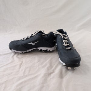 Blue Women's Size M 7.0 (W 8.0) Mizuno Low Top Metal (New)