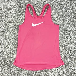 Nike Tank Top Womens Medium Pink Dri-FIT Racerback Running Athletic Gym Yoga