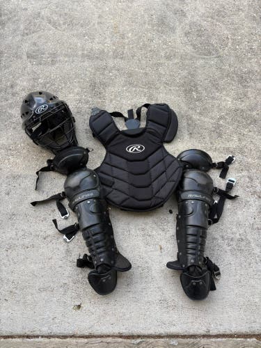 Black Rawlings Catcher's Set (Used)