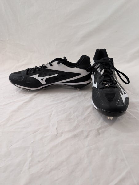 Black Men's Size M 15.0 (W.16.0) Adult Mizuno Low Top Metal (New)