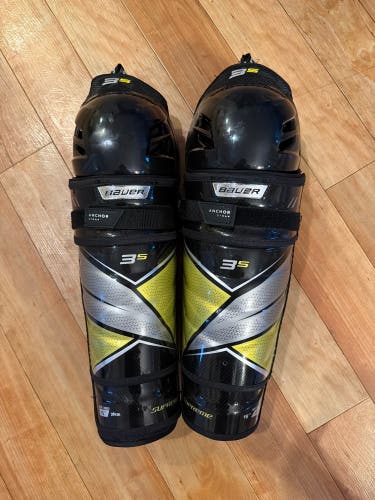 Senior Bauer Supreme 3S 15" Shin Pads (New)