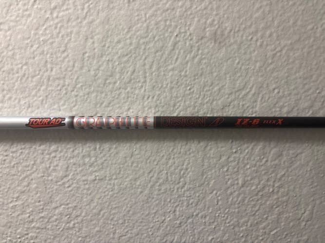 Graphite Design Tour AD IZ-6 Extra Stiff X Flex Driver Shaft, 44.5” with TaylorMade Tip