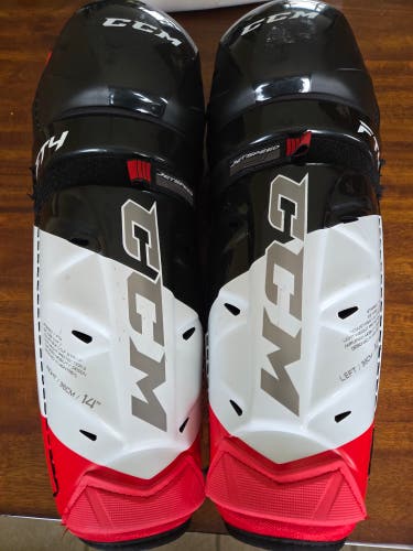 Senior CCM JetSpeed FT4 14" Shin Pads (New)