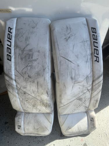 Small Bauer S27 Goalie Leg Pads (Used)