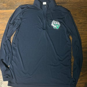 Woodbridge Wolfpack XL Boys 1/4 zip performance lightweight shirt (Used)