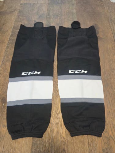 Black Youth Medium LA Kings CCM Socks Pro Stock (New)