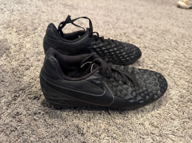 Black Unisex Size M 6.0 (W 7.0) Nike Tiempo Legend 8 Pro FG Molded Cleats Cleats (New)