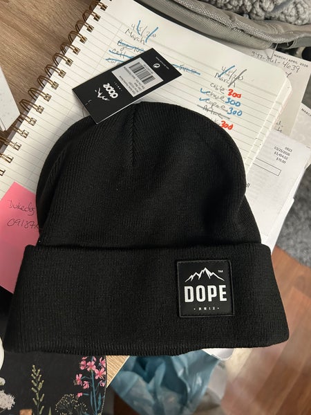 Black Adult Unisex One Size Fits All Hat (New)