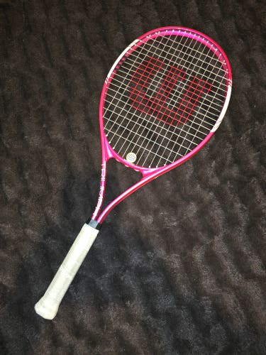 Wilson Triumph Tennis Racquet Hot Pink 4 1/4"