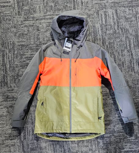 New Dakine Triton Snowboard Jacket Mens Small Ash