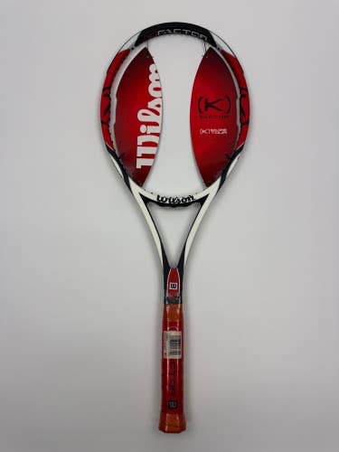 NEW Wilson K Factor Six One 90, 4 3/8 Roger Federer 6.1