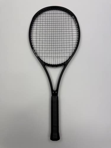 Nordicdots Model 100 Black Gloss Tennis Racket, 4 3/8 Excellent 9.5/10
