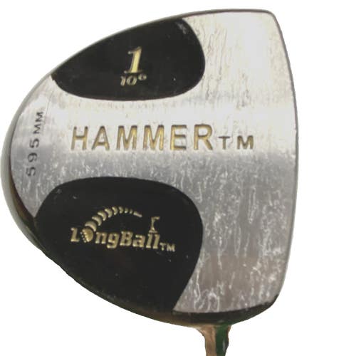 Hammer Long Ball 595MM Driver 10* RH SmartShaft Regular Graphite 44" Wrap Grip