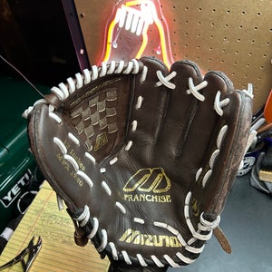 Mizuno Franchise RH Baseball Glove 12" (Used / Conditioned & Relaced in White)