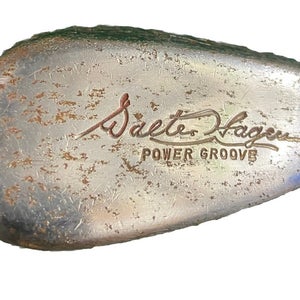Walter Hagen Power Groove 7 Iron RH Fluted Steel 35.5" Distressed Vintage Grip